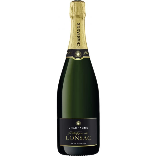 De Lonsac Champagner Brut Premium 0,75l 1 De Lonsac Champagner Brut Premium 0,75l